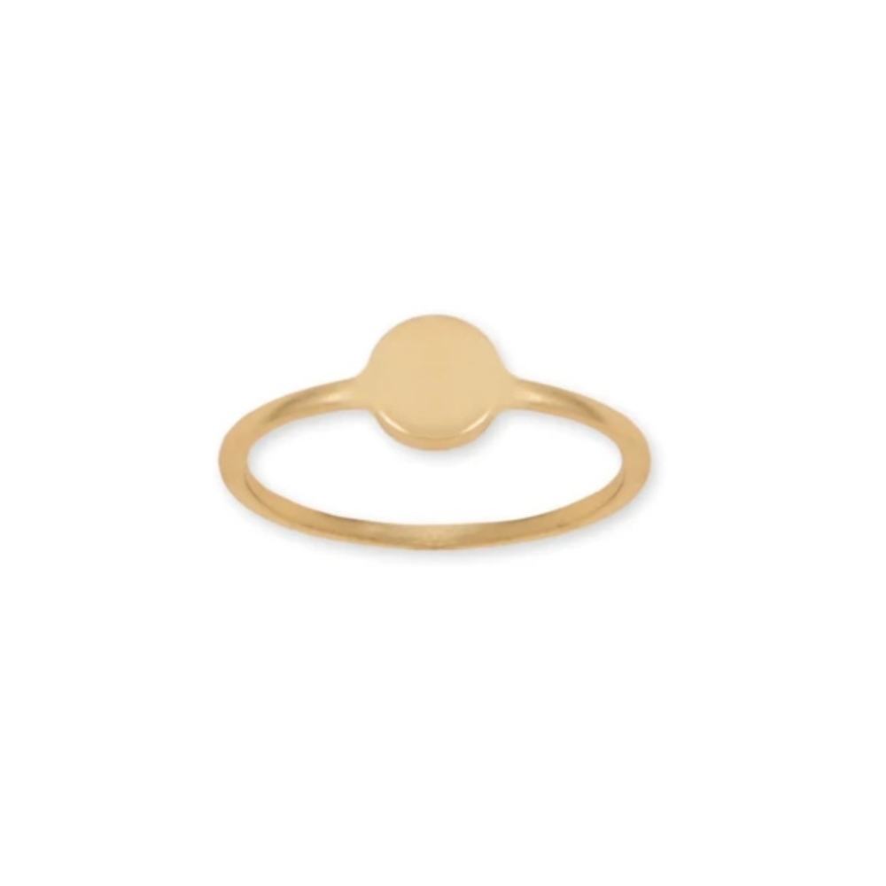 🥰 GOLDEN DISK RING